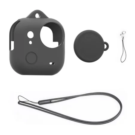 Silicone Lens Cover + PULUZ Case for Insta360 GO Ultra